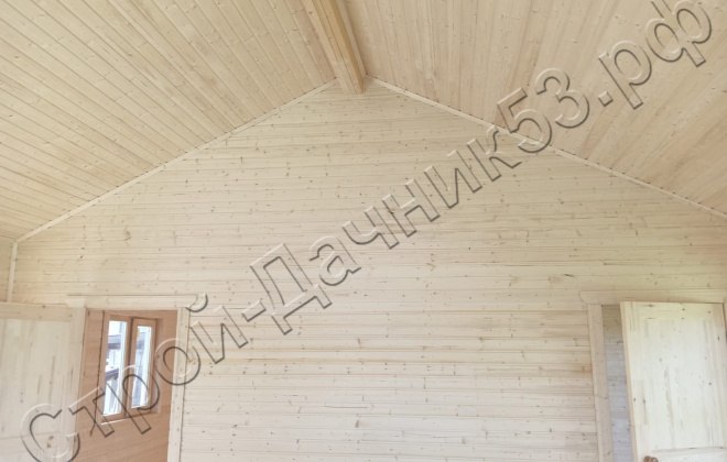 4 Каркасно-щитовой дом Д-28, 6х9м, 54 М², Московская область, Солнечногорский район, СНТ Прогресс-96 (8)